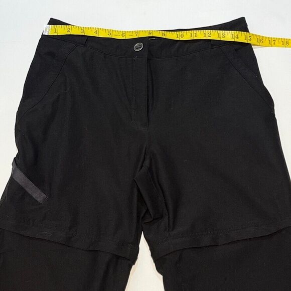 ExOfficio Convertible Black Nylon Hiking Pants Womens Sz 10 Gorpcore Outdoor - Picture 7 of 11